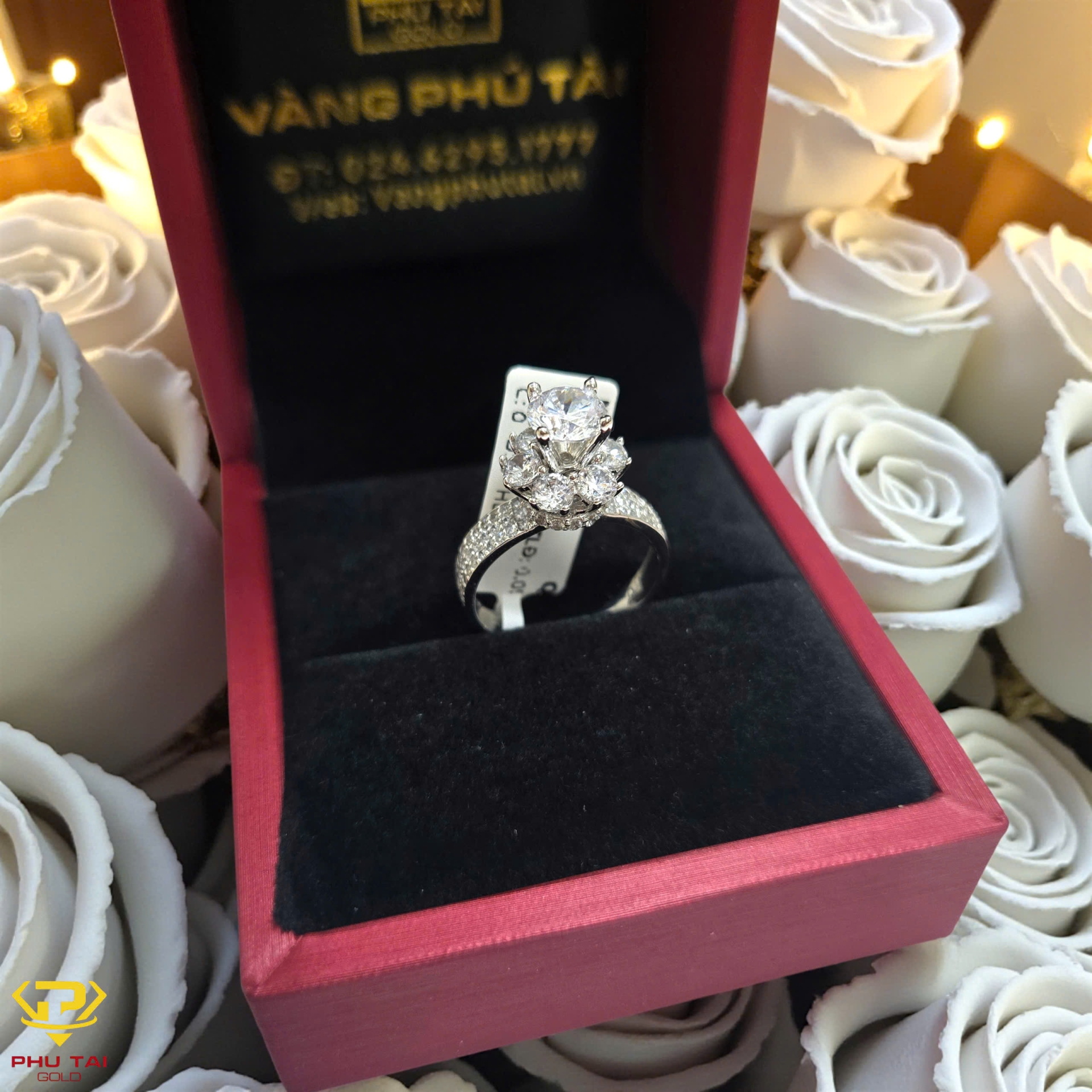 Nhẫn nữ vàng trắng (mã NNVT 42912)